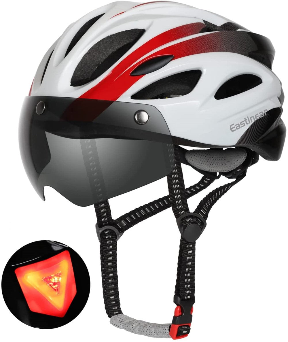 Adult Bike Helmet Adjustable Bicycle Helmet for Men and Women Bike Helmets  for Adults Cycling Helmets Adult Helmets with Visor Over 14 Years Old
