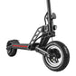 1000w electric scooter front wheel close up