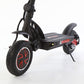 1600w off-road electric scooter up-close front wheel view
