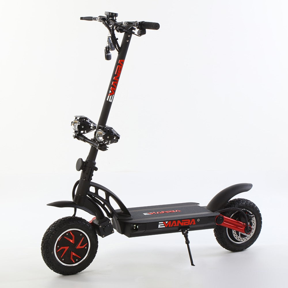 1600w off road electric scooter with dual front lights