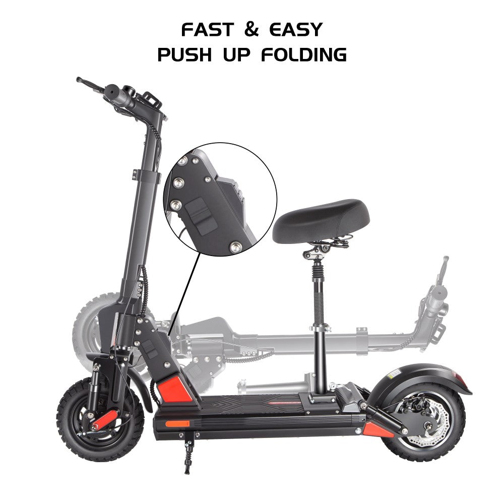 Fast and easy to fold and carry electric scooter