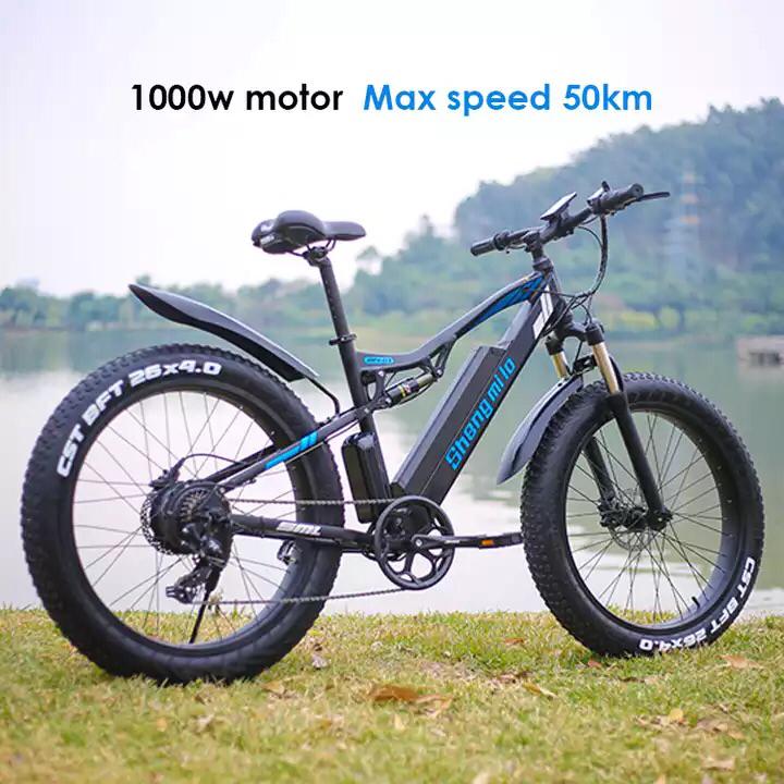 High speed electric bike with 1000w motor