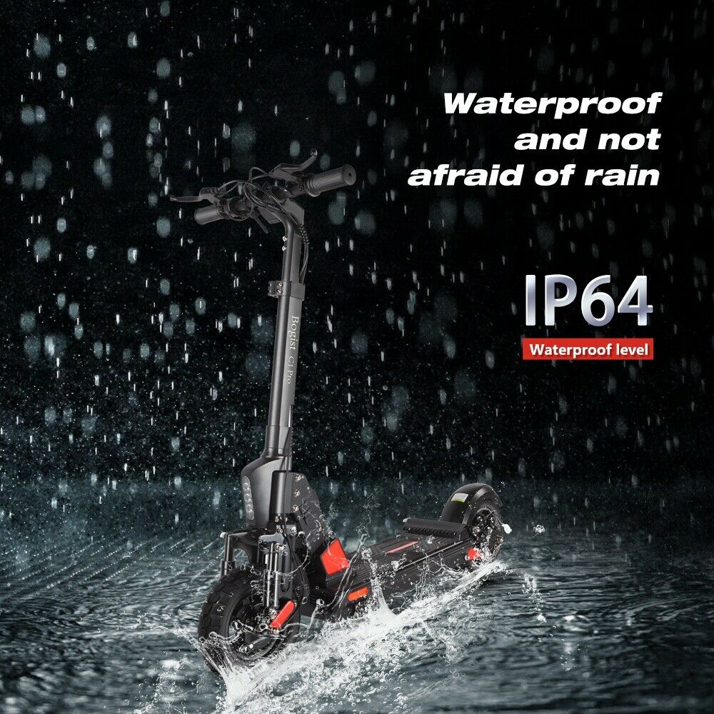 waterproof electric scooter easy to ride in rain