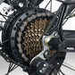 electric bike gears up-close view 