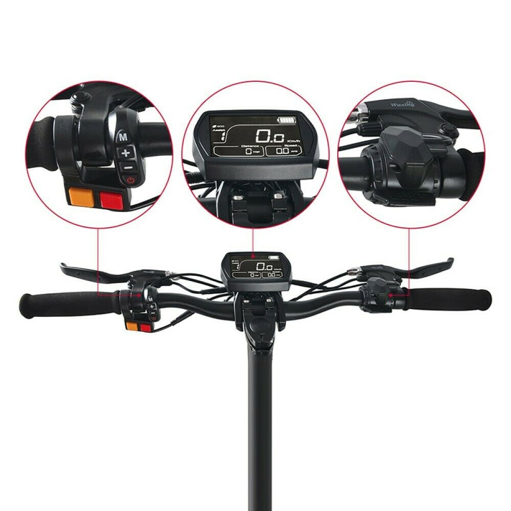 electric scooter handle with accelerator and brake