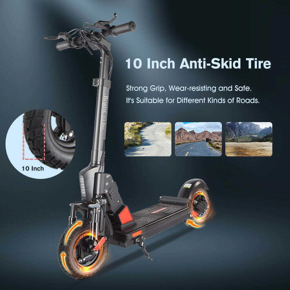 electric scooter with 10inch anti-skid tyre