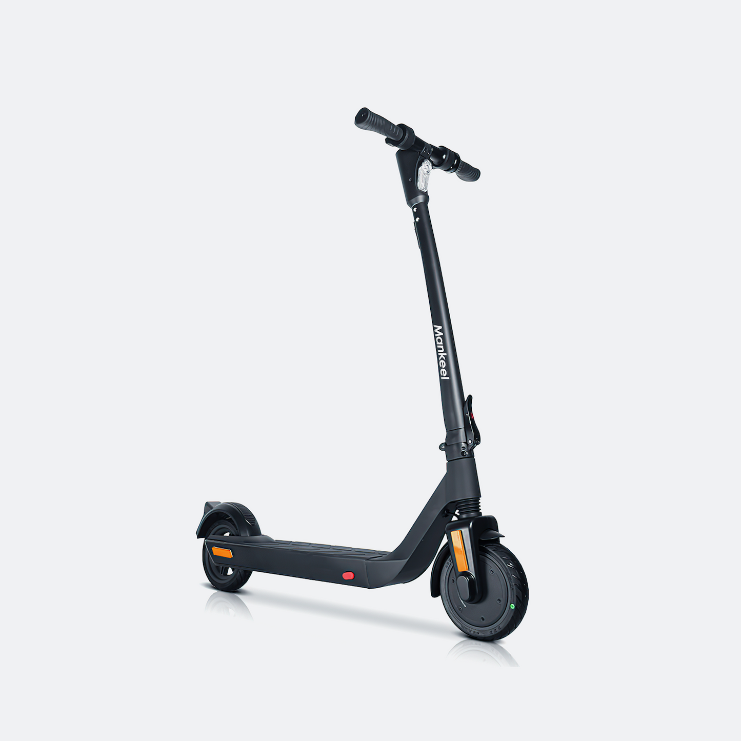 solid tyre electric scooter front side view
